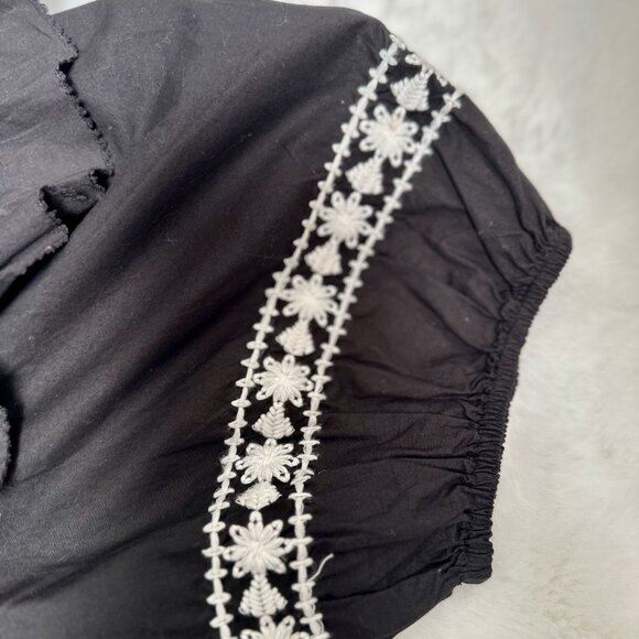 Cleobella Women’s Black Midi Dress – Puff Sleeve - Picture 6 of 15